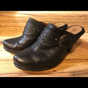 Sofft Black Leather Booties